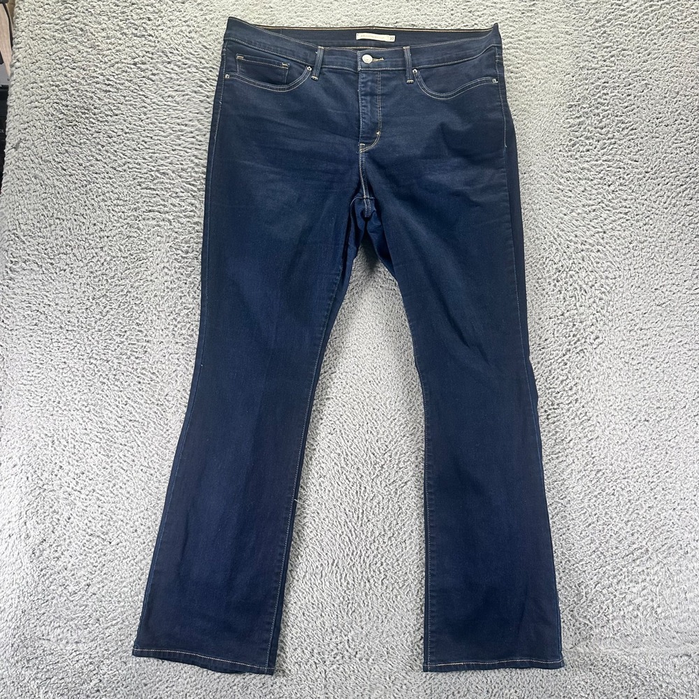 Levi's 315 Jeans Womens 36x31 Blue Cotton Denim Bootcut Shaping Workwear Stretch